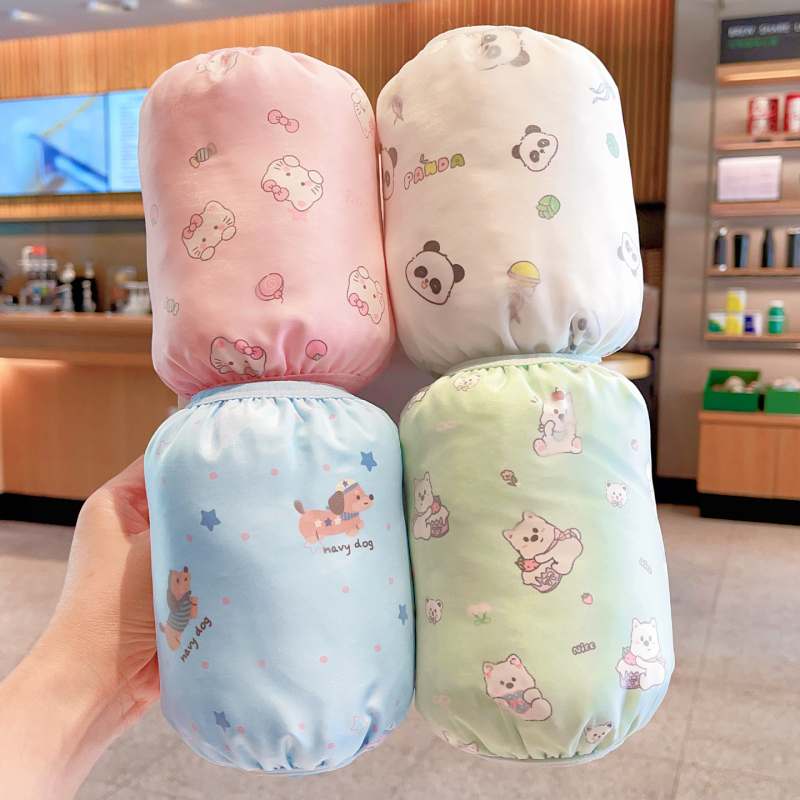 Bērnu pret netīrumiem piedurknes, neilons ar karikatūru rakstu, unisex, vecums 1–13 gadi