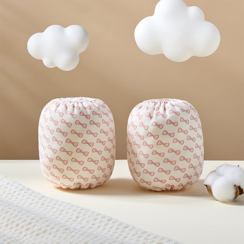 Bērnu 100% kokvilnas piedurknes ar karikatūras rakstu, košļājamās, pret netīrumiem, universālas, zīmols Blue Dad, vecuma grupai 0–8 gadi (0–1, 1–3, 3–8)