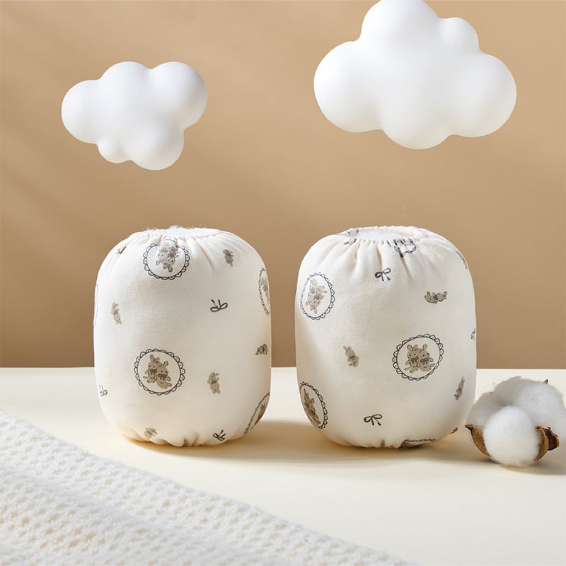 Bērnu 100% kokvilnas piedurknes ar karikatūras rakstu, košļājamās, pret netīrumiem, universālas, zīmols Blue Dad, vecuma grupai 0–8 gadi (0–1, 1–3, 3–8)