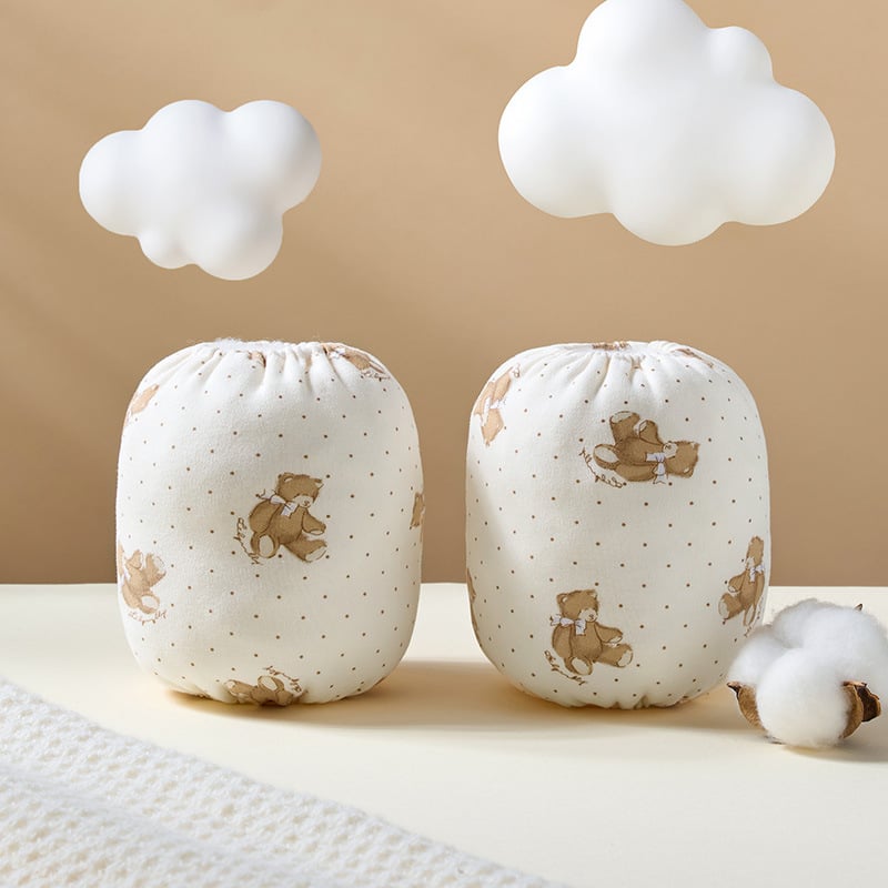 Bērnu 100% kokvilnas piedurknes ar karikatūras rakstu, košļājamās, pret netīrumiem, universālas, zīmols Blue Dad, vecuma grupai 0–8 gadi (0–1, 1–3, 3–8)