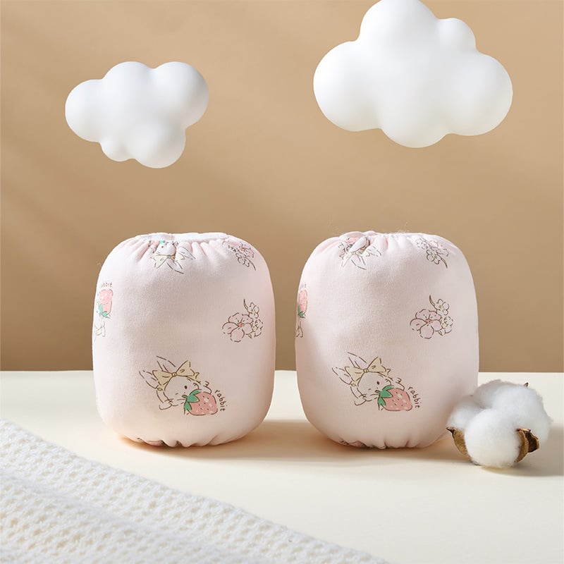 Bērnu 100% kokvilnas piedurknes ar karikatūras rakstu, košļājamās, pret netīrumiem, universālas, zīmols Blue Dad, vecuma grupai 0–8 gadi (0–1, 1–3, 3–8)