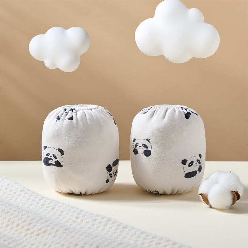 Bērnu 100% kokvilnas piedurknes ar karikatūras rakstu, košļājamās, pret netīrumiem, universālas, zīmols Blue Dad, vecuma grupai 0–8 gadi (0–1, 1–3, 3–8)