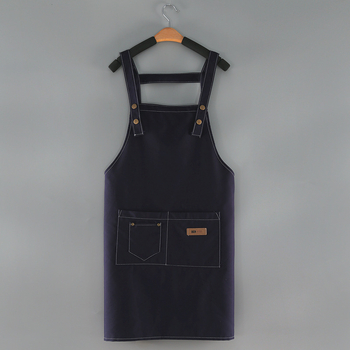 Ποδιά χωρίς μανίκια από ύφασμα πολυεστέρας-βαμβάκι, αντιλερωτικά, μοντέρνος μινιμαλιστικός σχεδιασμός, μάρκα Yidi