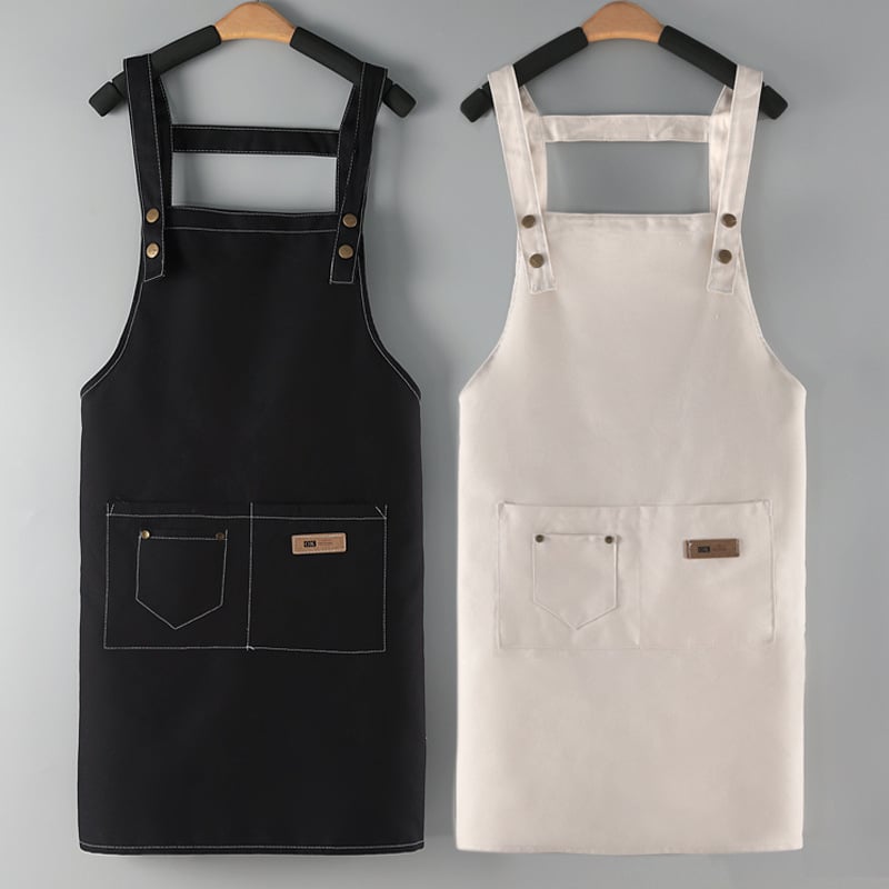 Ποδιά χωρίς μανίκια από ύφασμα πολυεστέρας-βαμβάκι, αντιλερωτικά, μοντέρνος μινιμαλιστικός σχεδιασμός, μάρκα Yidi