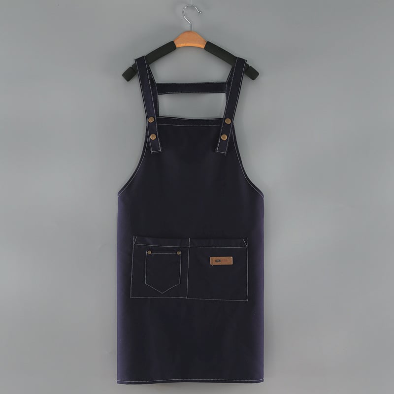 Ποδιά χωρίς μανίκια από ύφασμα πολυεστέρας-βαμβάκι, αντιλερωτικά, μοντέρνος μινιμαλιστικός σχεδιασμός, μάρκα Yidi