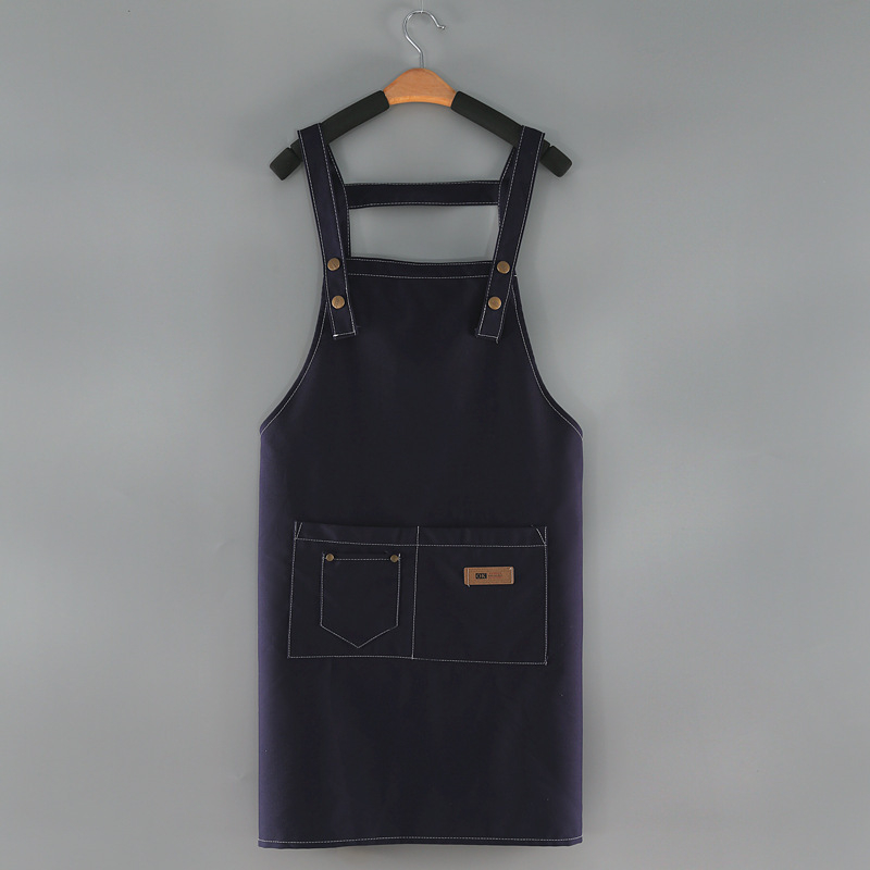 Ποδιά χωρίς μανίκια από ύφασμα πολυεστέρας-βαμβάκι, αντιλερωτικά, μοντέρνος μινιμαλιστικός σχεδιασμός, μάρκα Yidi