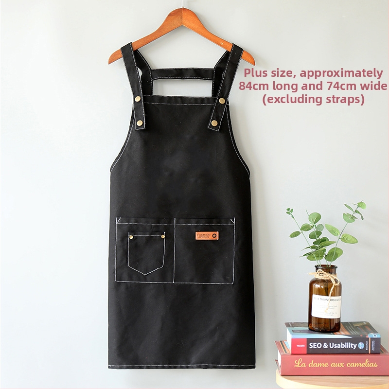 Ποδιά χωρίς μανίκια από ύφασμα πολυεστέρας-βαμβάκι, αντιλερωτικά, μοντέρνος μινιμαλιστικός σχεδιασμός, μάρκα Yidi