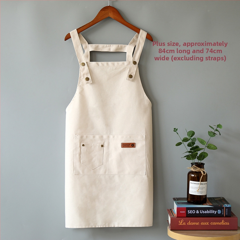 Ποδιά χωρίς μανίκια από ύφασμα πολυεστέρας-βαμβάκι, αντιλερωτικά, μοντέρνος μινιμαλιστικός σχεδιασμός, μάρκα Yidi