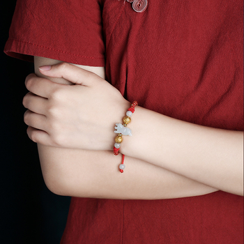 Narukvica Dragon Knot Zodijaki - Unisex, Izvorni dizajn, Ručno pleteni, S225