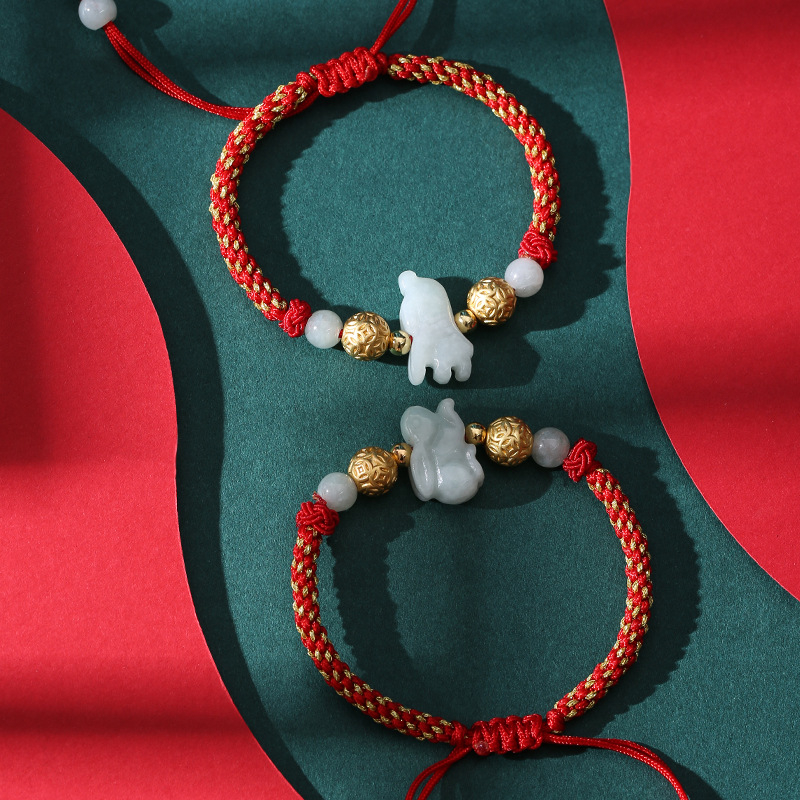 Narukvica Dragon Knot Zodijaki - Unisex, Izvorni dizajn, Ručno pleteni, S225