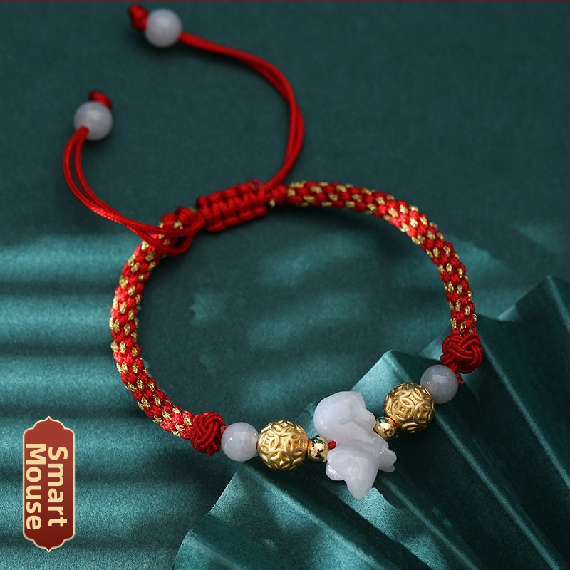Narukvica Dragon Knot Zodijaki - Unisex, Izvorni dizajn, Ručno pleteni, S225