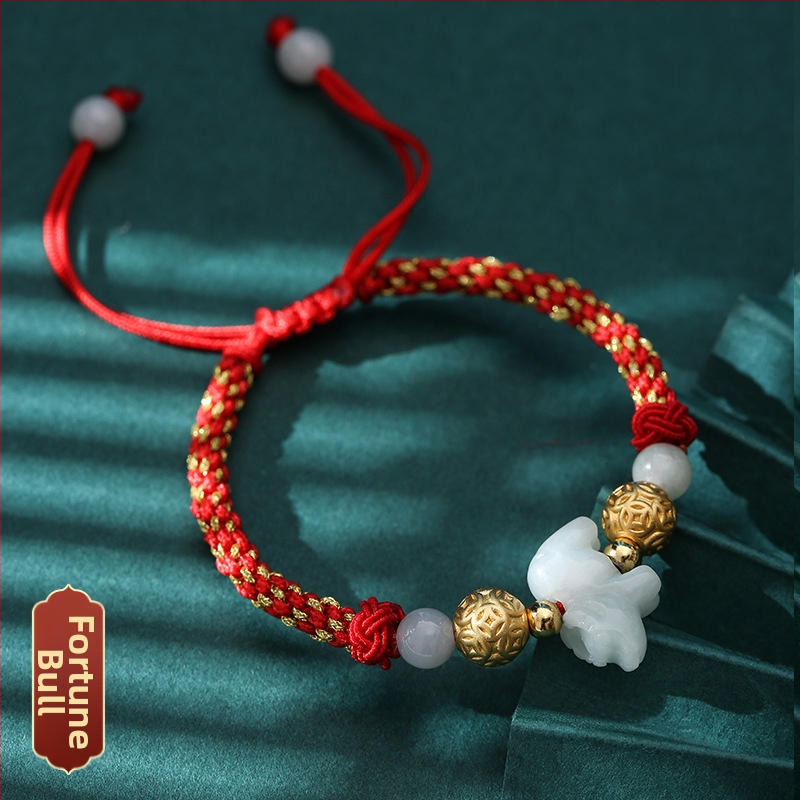 Narukvica Dragon Knot Zodijaki - Unisex, Izvorni dizajn, Ručno pleteni, S225