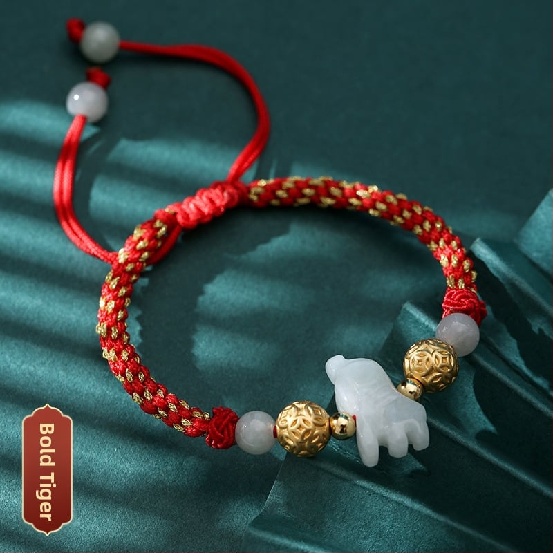 Narukvica Dragon Knot Zodijaki - Unisex, Izvorni dizajn, Ručno pleteni, S225