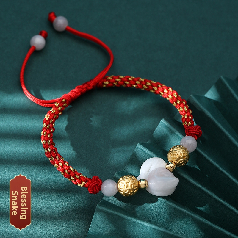 Narukvica Dragon Knot Zodijaki - Unisex, Izvorni dizajn, Ručno pleteni, S225