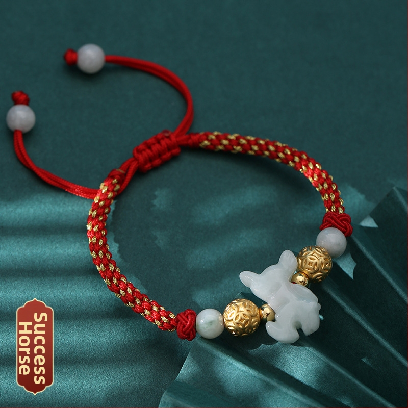 Narukvica Dragon Knot Zodijaki - Unisex, Izvorni dizajn, Ručno pleteni, S225