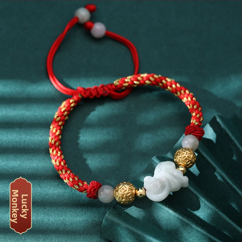 Narukvica Dragon Knot Zodijaki - Unisex, Izvorni dizajn, Ručno pleteni, S225