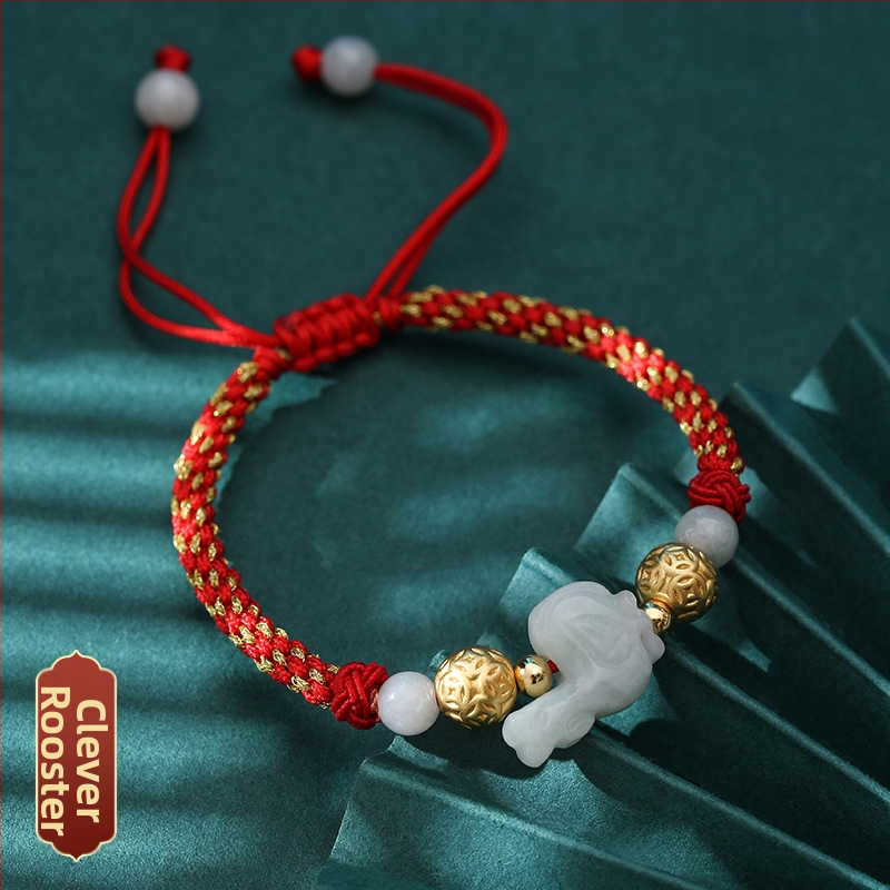 Narukvica Dragon Knot Zodijaki - Unisex, Izvorni dizajn, Ručno pleteni, S225