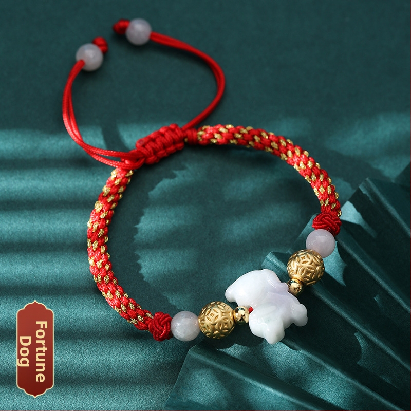 Narukvica Dragon Knot Zodijaki - Unisex, Izvorni dizajn, Ručno pleteni, S225