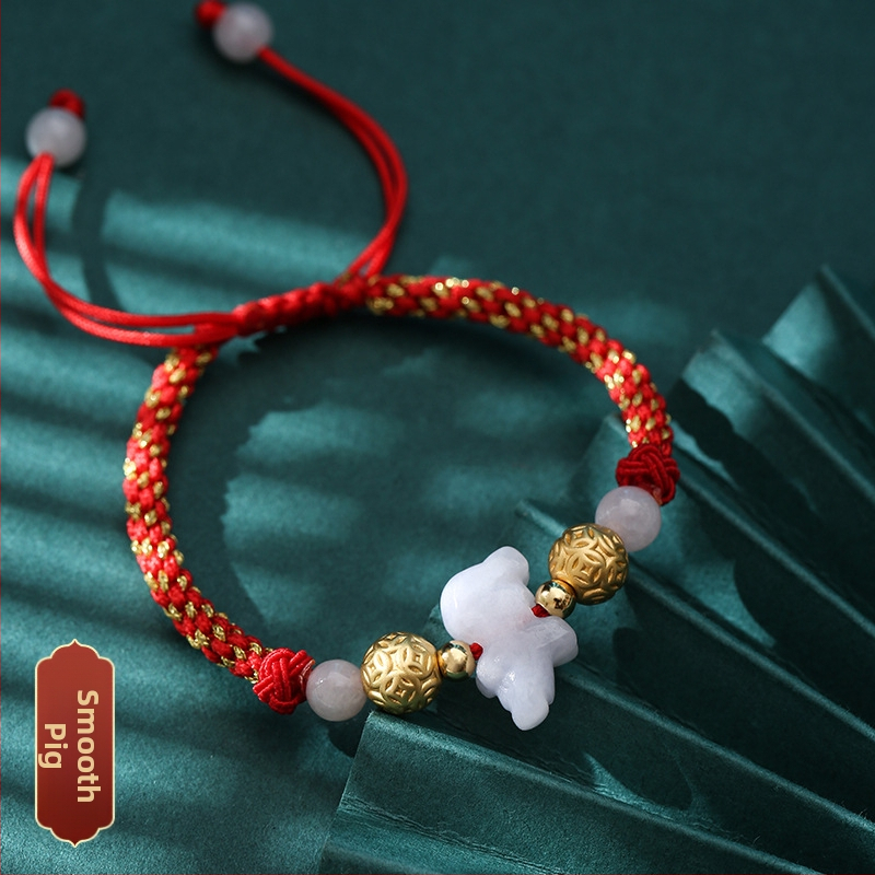 Narukvica Dragon Knot Zodijaki - Unisex, Izvorni dizajn, Ručno pleteni, S225