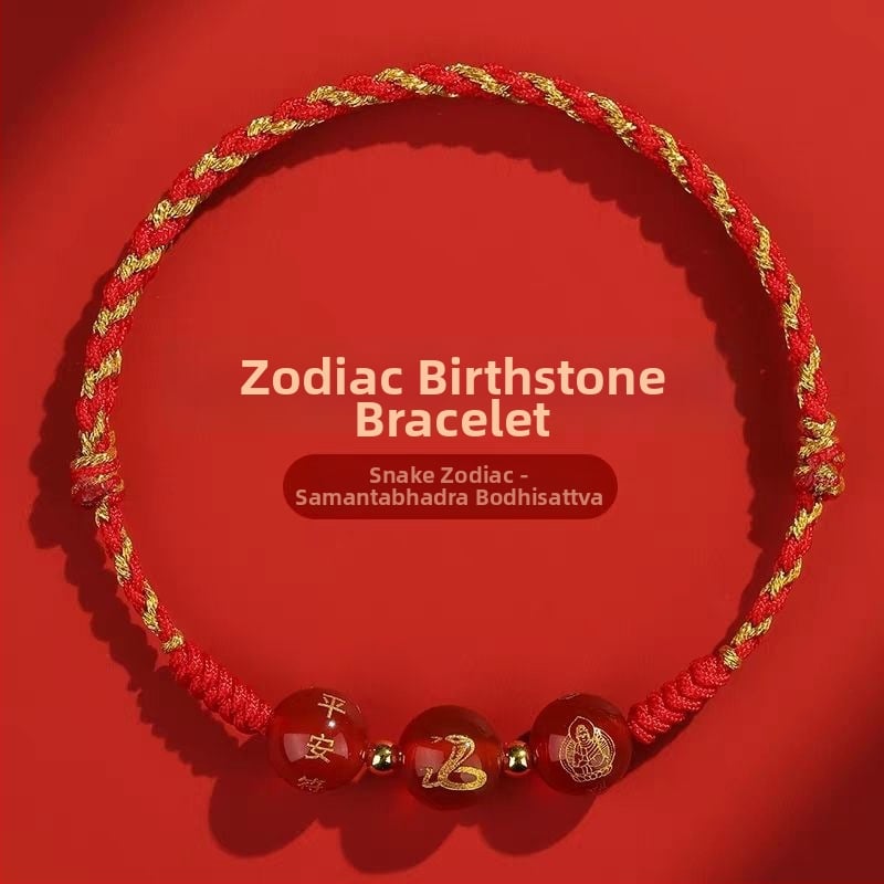 Yue Qin köiekäevõru Ta Sui kaitsetalismaniga madu zodiaki jaoks, meestele ja naistele