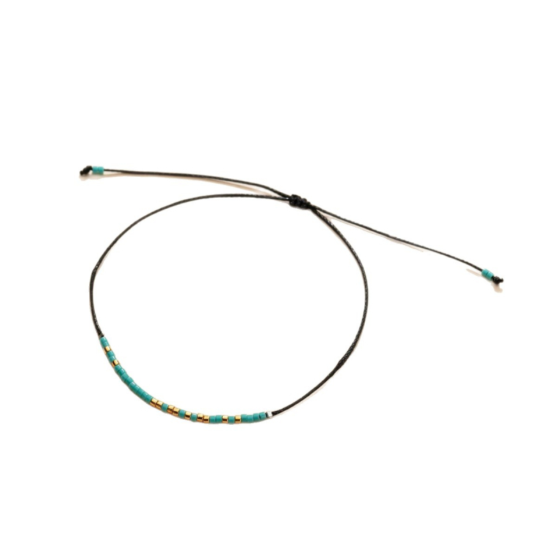 Käevõru - käsitsi tikitud, segu materjalidest, unisex, geomeetriline kujundus (Kevad 2024)