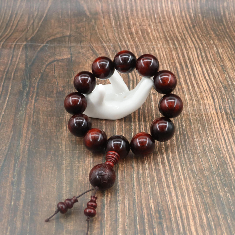 Meeste roosipuu käevõru, 20 helmest Pixiu, vask lisandid, kaasaegne minimalistlik stiil