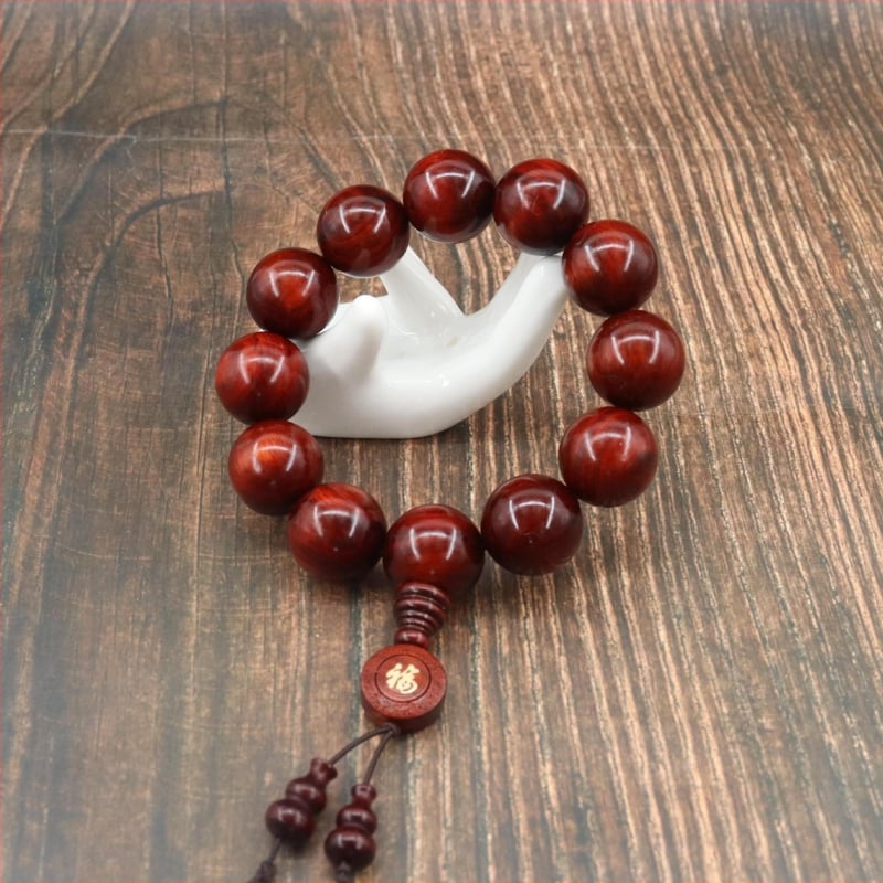 Meeste roosipuu käevõru, 20 helmest Pixiu, vask lisandid, kaasaegne minimalistlik stiil