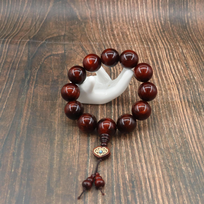 Meeste roosipuu käevõru, 20 helmest Pixiu, vask lisandid, kaasaegne minimalistlik stiil