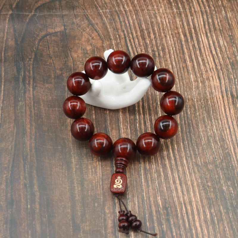 Meeste roosipuu käevõru, 20 helmest Pixiu, vask lisandid, kaasaegne minimalistlik stiil