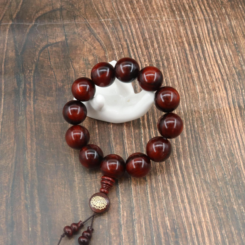 Meeste roosipuu käevõru, 20 helmest Pixiu, vask lisandid, kaasaegne minimalistlik stiil