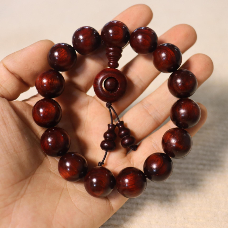 Meeste roosipuu käevõru, 20 helmest Pixiu, vask lisandid, kaasaegne minimalistlik stiil