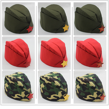 Beret u pomorskom stilu za nastupe i plesove – twill materijal, jednobojan, konični vrh