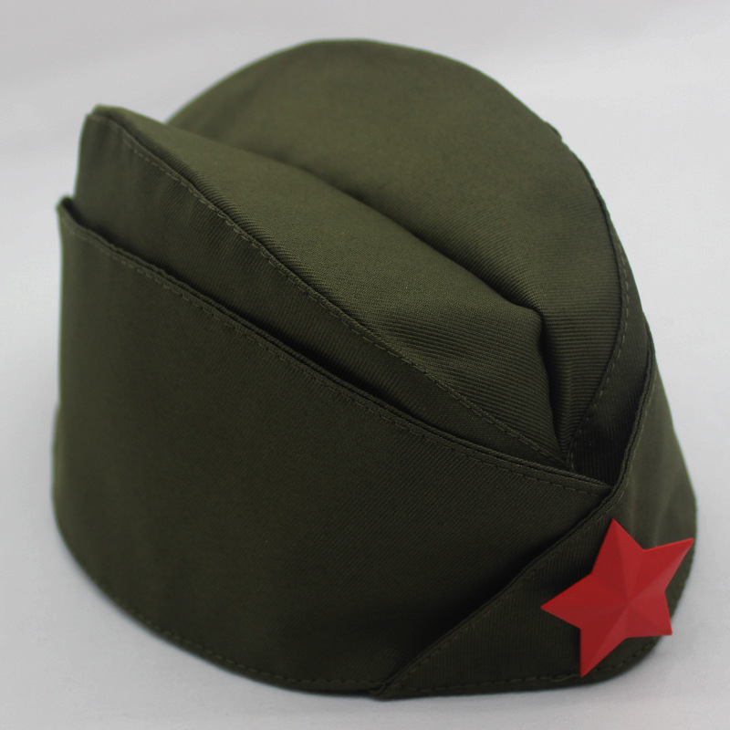 Beret u pomorskom stilu za nastupe i plesove – twill materijal, jednobojan, konični vrh