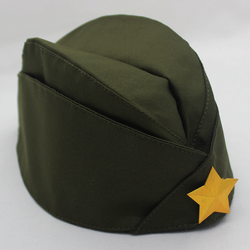 Beret u pomorskom stilu za nastupe i plesove – twill materijal, jednobojan, konični vrh