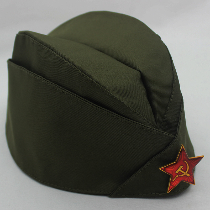 Beret u pomorskom stilu za nastupe i plesove – twill materijal, jednobojan, konični vrh