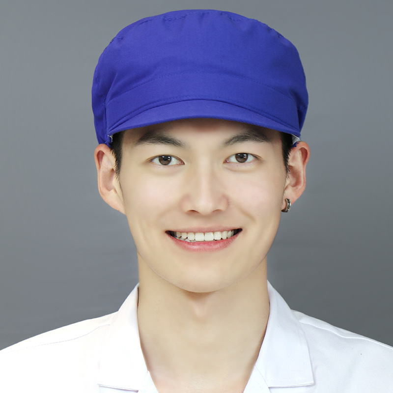 Бейсболна шапка от полиестер-памук, плосък връх, къс козир, едноцветна, принтирано лого