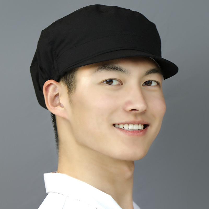 Бейсболна шапка от полиестер-памук, плосък връх, къс козир, едноцветна, принтирано лого