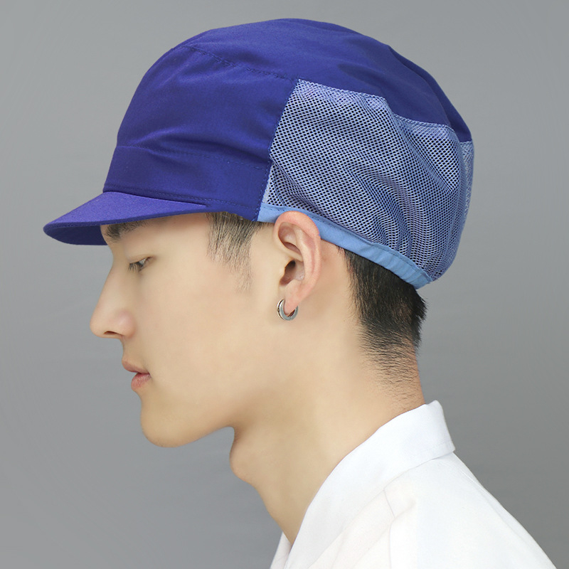 Бейсболна шапка от полиестер-памук, плосък връх, къс козир, едноцветна, принтирано лого