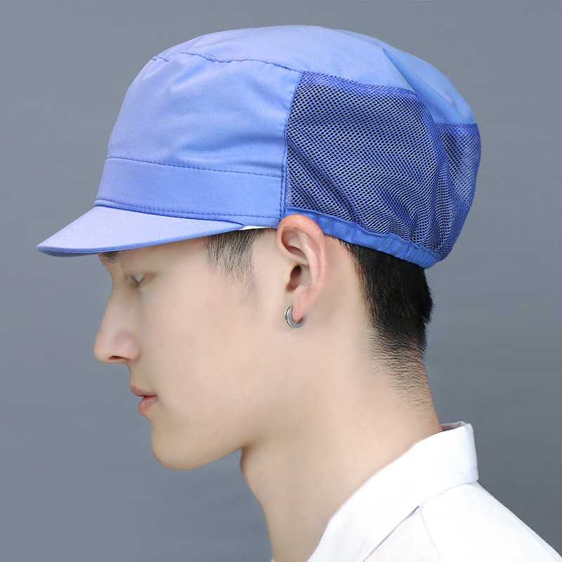 Бейсболна шапка от полиестер-памук, плосък връх, къс козир, едноцветна, принтирано лого