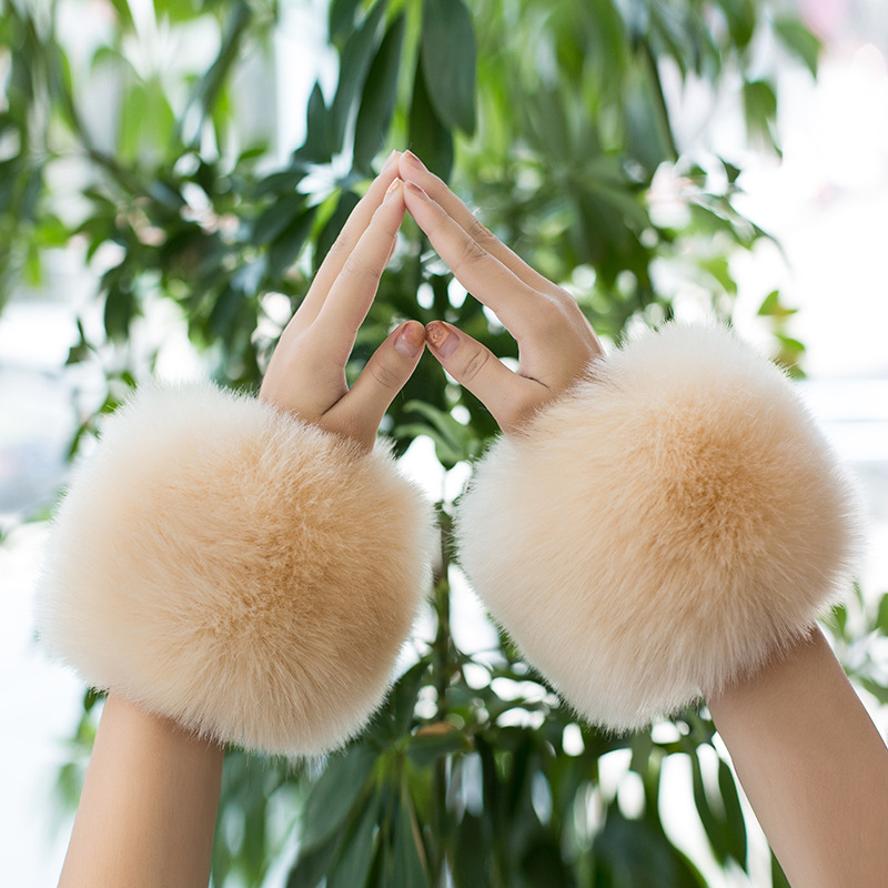 Sieviešu ziemas roku siltinātājs no poliestera, silts, vienkrāsains raksts, rudens-zima