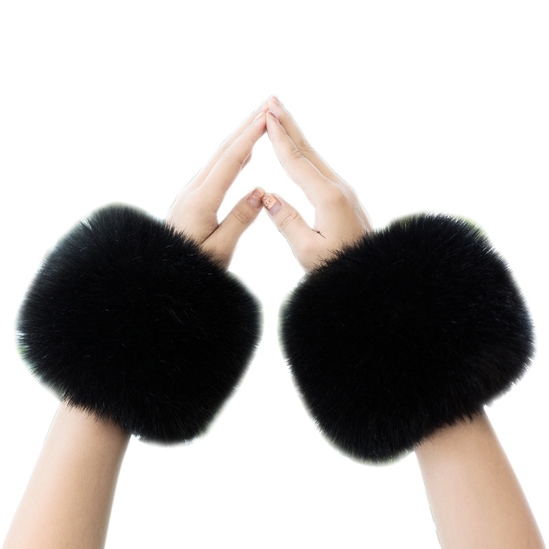 Sieviešu ziemas roku siltinātājs no poliestera, silts, vienkrāsains raksts, rudens-zima