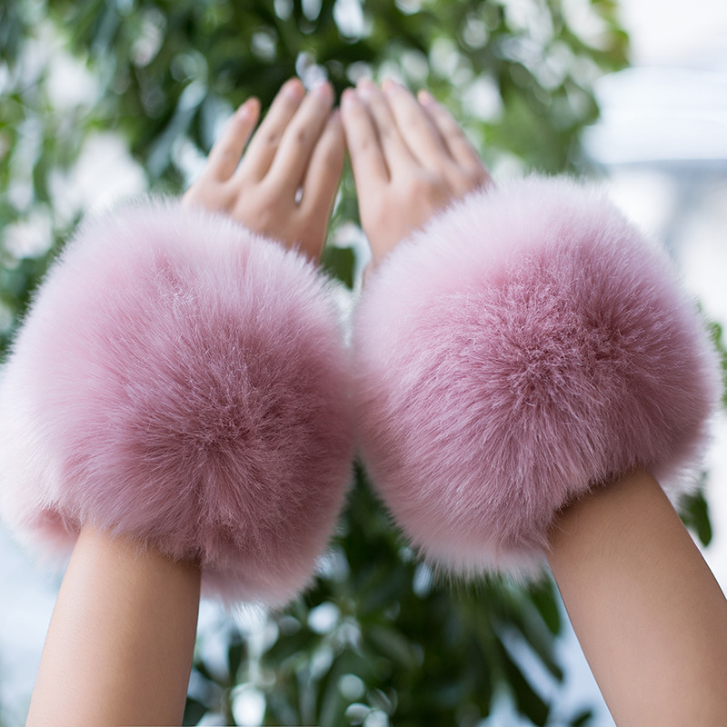 Sieviešu ziemas roku siltinātājs no poliestera, silts, vienkrāsains raksts, rudens-zima