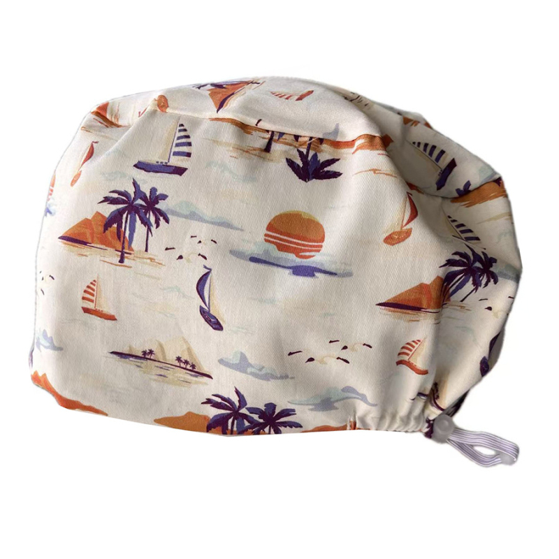 Șapcă chirurgicală unisex pentru personalul medical – pălărie plată din bumbac, stil modern minimalist, potrivită pentru toate sezoanele