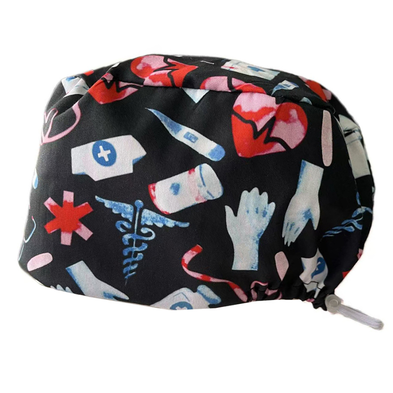 Șapcă chirurgicală unisex pentru personalul medical – pălărie plată din bumbac, stil modern minimalist, potrivită pentru toate sezoanele