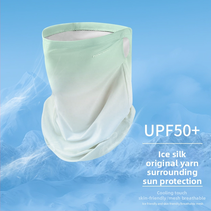 Maska za zaštitu od sunca za ljeto, zaštita vrata, Ice Silk rukavi, UV zaštita, za vožnju automobilom i biciklizam, gradijent