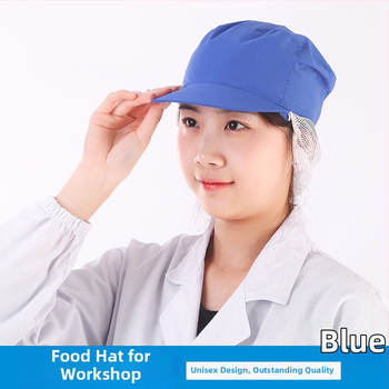 Puuvillane võrgmüts, lame tipp, lühike visir, koloriitmuster