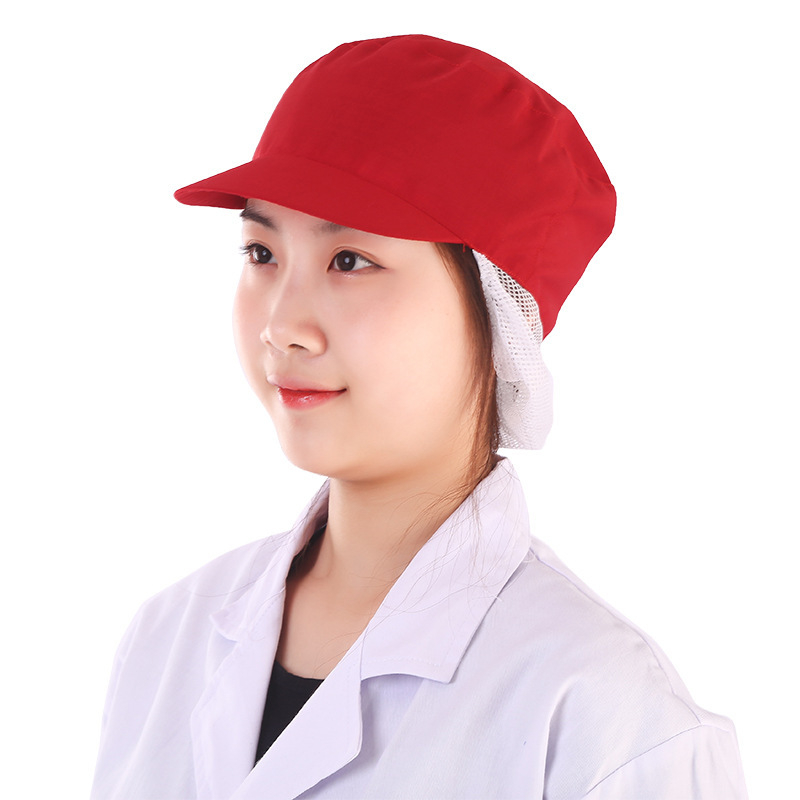 Puuvillane võrgmüts, lame tipp, lühike visir, koloriitmuster