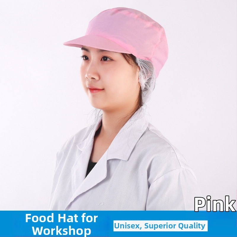 Puuvillane võrgmüts, lame tipp, lühike visir, koloriitmuster