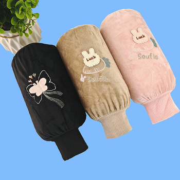 Κορεατικού στυλ καλύμματα μανικιών από πολυεστερικο-βαμβακερό ύφασμα, με μοτίβο κινουμένων σχεδίων, προστασία από λεκέδες, για παιδιά, εφήβους και ενήλικες