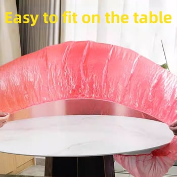 Ühekordne PE laua kate, Ühtlase mustriga, Paksus 1, Zhejiang päritolu